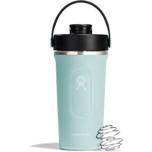 HYDRO FLASK 24 OZ INSULATED SHAKER BOTTLE – STAINLESS STEEL, DEW BLUE, LEAKPROOF